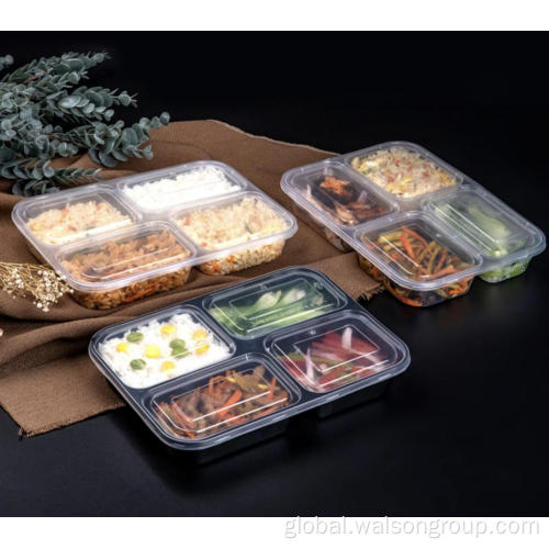 China Disposable plastic take away lunch box/food container Manufactory